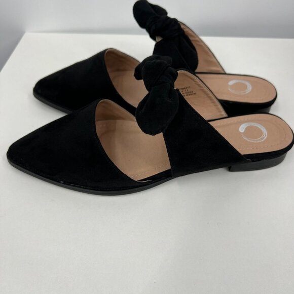 Journee Collection Telulah Mules in Black SIze 7.5 MSRP $70 - Picture 4 of 11